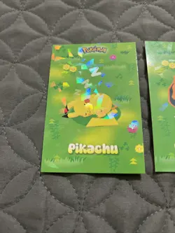 Sleeping Pikachu/Charizard Pokemon Attacks 2 Trading Card Lot Holo Foil - Image 3