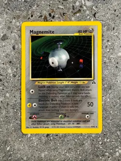 Pokemon TCG Cards Magnemite 7/75 Neo Discovery Holo Rare - Image 1