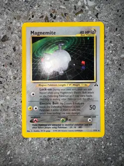 Pokemon TCG Cards Magnemite 7/75 Neo Discovery Holo Rare - Image 3
