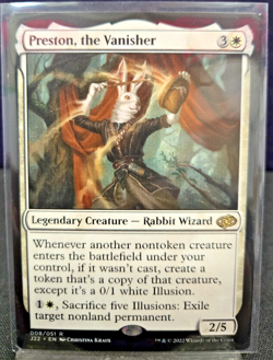 Preston, the Vanisher MTG J22 008/051 NM Jumpstart 2022 Magic - Image 1