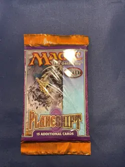 PLANESHIFT Booster Pack Factory Sealed MTG 2001 - Image 1