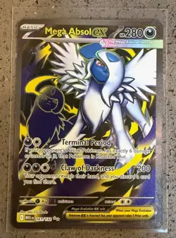 Mega Absol EX 161/132 Ultra Rare Mega Evolution Pokemon TCG - Image 1