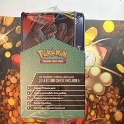 Pokemon Collector Chest 2023 Kit - 5 Boosters, 3 Foil Cards, Coin, Stickers - Image 3
