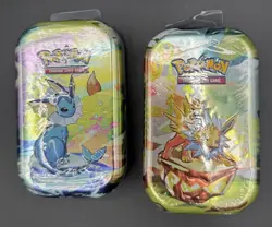Pokemon Prismatic Evolutions Mini Tins - Factory Sealed - New: Lot of 2 - Image 1