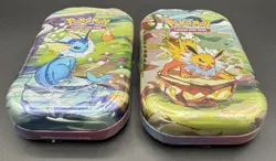 Pokemon Prismatic Evolutions Mini Tins - Factory Sealed - New: Lot of 2 - Image 4
