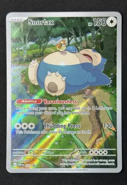 Pokemon Snorlax SVP 051 Scarlet & Violet 151 Holo Black Star Promo NM 💤💤💤 - Image 1