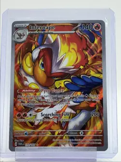 INFERNAPE 2024 POKEMON TWILIGHT MASQUERADE ILLUSTRATION RARE 173/167 Q4094 - Image 1