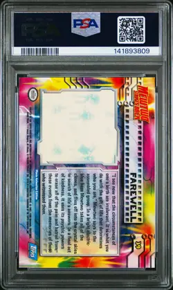 1999 TOPPS POKEMON THE MOVIE EDITION FAREWELL-FOIL #39 MOVIE EDITION PSA 9 - Image 2