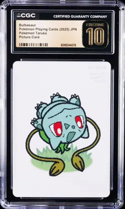 2025 POKEMON TARUKA BULBASAUR CGC 10 PRISTINE - Image 1