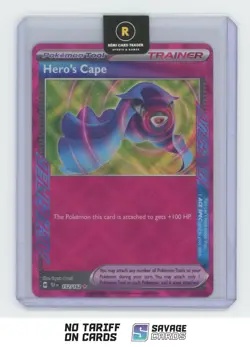 2024 Pokemon Scarlet & Violet Temporal Forces Hero's Cape #152/162 Ace Spec - Image 1