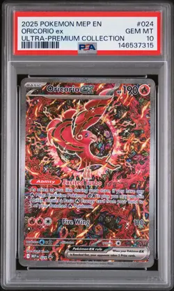 2025 POKEMON MEP PROMO ULTRA-PREMIUM COLLECTION #024 ORICORIO EX PSA 10 - Image 1