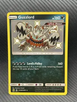 Pokemon TCG Guzzlord SV26/SV94 S&M Hidden Fates SHINY Holo Rare NM - Image 1
