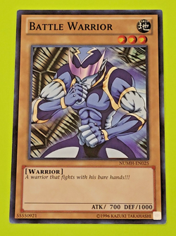 Yu-Gi-Oh Battle Warrior Super Rare NUMH-EN025 Lp Dent - Image 1