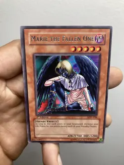Yu-Gi-Oh! Marie the Fallen One LON-046 1st Edition Rare VLP - Image 1