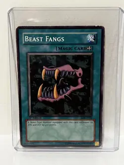 Beast Fangs LOB-041 Common Unlimited Yu-Gi-Oh! 1st Edition - Image 1