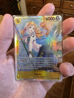 Nami (SR) EB03-053 Extra Booster One Piece Heroines Edition English Foil In Hand - Image 1