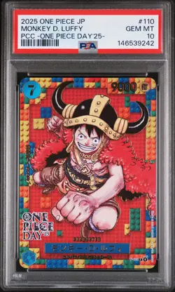 2025 ONE PIECE JPN PREMIUM COLLECTION ONE PIECE DAY'25 MONKEY D. LUFFY PSA 10 - Image 1