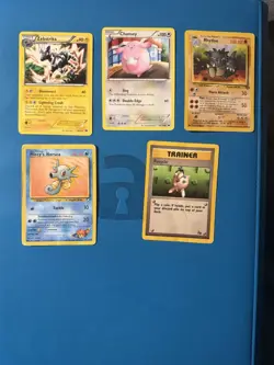 HP/MP/LP Vintage Pokemon Cards- LOT OF 5 #7 - Image 1