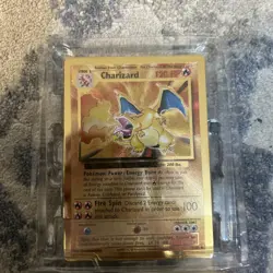 Pokemon Celebrations Gold Metal Charizard & Pikachu Cards 25th Anniversary Set - Image 2