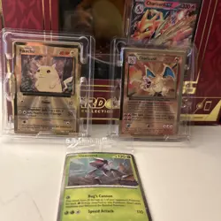 Pokemon Celebrations Gold Metal Charizard & Pikachu Cards 25th Anniversary Set - Image 4