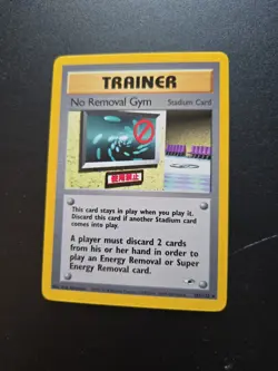 No Removal Gym - 103/132 Gym Heroes Regular - Nonholo Rare Pokemon Card - LP - Image 1