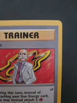 Blaine - 100/132 - Pokemon Gym Challenge Unlimited Rare Card LP - Image 4