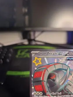 Iron Treads ex (SVP 73) black star promo rare Pokemon card - Image 2