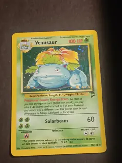 Pokemon TCG Venusaur Holo Rare Card 18/130 Base Set 2 NM - Image 3