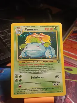Pokemon TCG Venusaur Holo Rare Card 18/130 Base Set 2 NM - Image 5