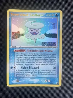 Pokemon Card Snow-cloud Castform 29/113 Reverse Holo Rare Ex Delta Species LP/MP - Image 1