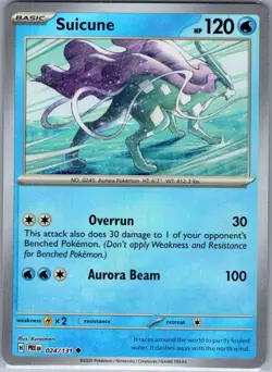 Suicune (Master Ball) 024/131 SV: Prismatic Evolutions - Pokemon Card - NM - Image 1