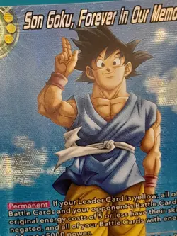 Son Goku Forever In Our Memories Dragon Ball Super Card Game Tcg Foil Rare NM - Image 2