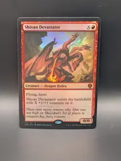 MTG - Shivan Devastator - FOIL - Creature (Dragon Hydra) - DMU #143 - Mythic - Image 1