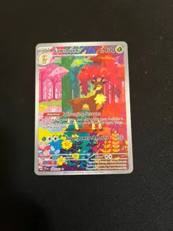 Pokemon Sawsbuck Temporal Forces Illustration 166/162 NM - Image 1