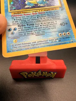 Pokemon Blastoise Base Set 2 Holo Rare Card 2/130 English 100 HP - Image 2