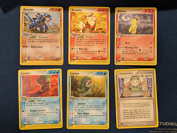 Lot of 6 EX Sandstorm (2003) Pokemon TCG: Armaldo Holo, Arcanine, others - Image 1