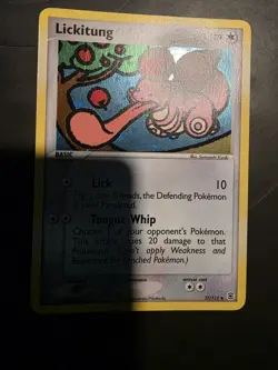 Pokemon TCG Lickitung 37/112 EX FireRed & LeafGreen Reverse Holo - Image 4