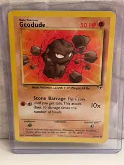 Pokemon - Geodude - Legendary Collection - 77/110 - LP/NM - 2002 Vintage - Image 1