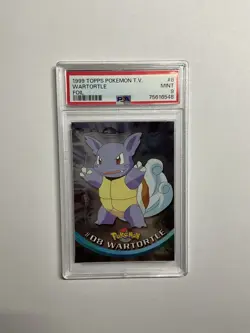PSA 9 Topps Chrome Wartortle #8 Holo Foil Rare Pokemon TV 2000 MINT - Image 1