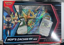 Pokemon TCG Hop's Zacian ex Box Sealed New - Image 1