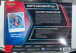 Pokemon TCG Hop's Zacian ex Box Sealed New - Image 2