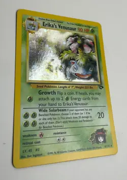 2000 POKEMON GYM CHALLENGE UNLIMITED ERIKA'S VENUSAUR 4/132 HOLO RARE LP-M+ - Image 5