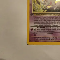 Mr. Mime 6/64 Rare Jungle Holo 1st Edition Pokemon Vintage - Image 5