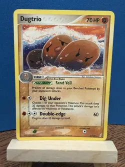 Pokemon TCG Dugtrio Regular 5/100 EX Crystal Guardians 2006 LP - Image 1