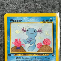 Vintage Pokemon Neo Discovery Wooper 1st Edition 71/75 Common NM - Image 4