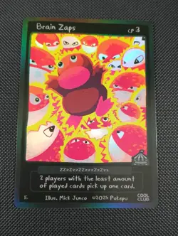 Pokepu Brain Zaps (Psyduck) 2025 Cool Club Art Mick Junco Pokemon Fan Art - Image 1