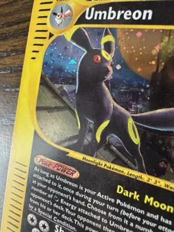 2003 Aquapolis Umbreon Holo Foil Rare H29/H32 WOTC E-Reader Series Pokemon - Image 4