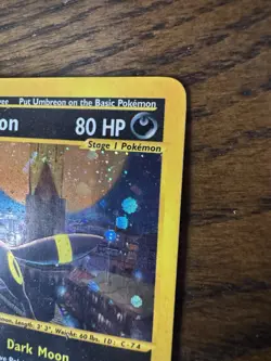 2003 Aquapolis Umbreon Holo Foil Rare H29/H32 WOTC E-Reader Series Pokemon - Image 5