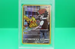 2019 POKEMON SUN & MOON COSMIC ECLIPSE SECRET #241 FULL ART/PIKACHU PSA 8 - Image 5