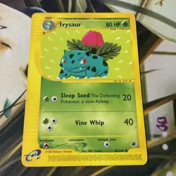 2002 Pokemon Ivysaur Expedition Base Set 82/165 WOTC NM - Image 2